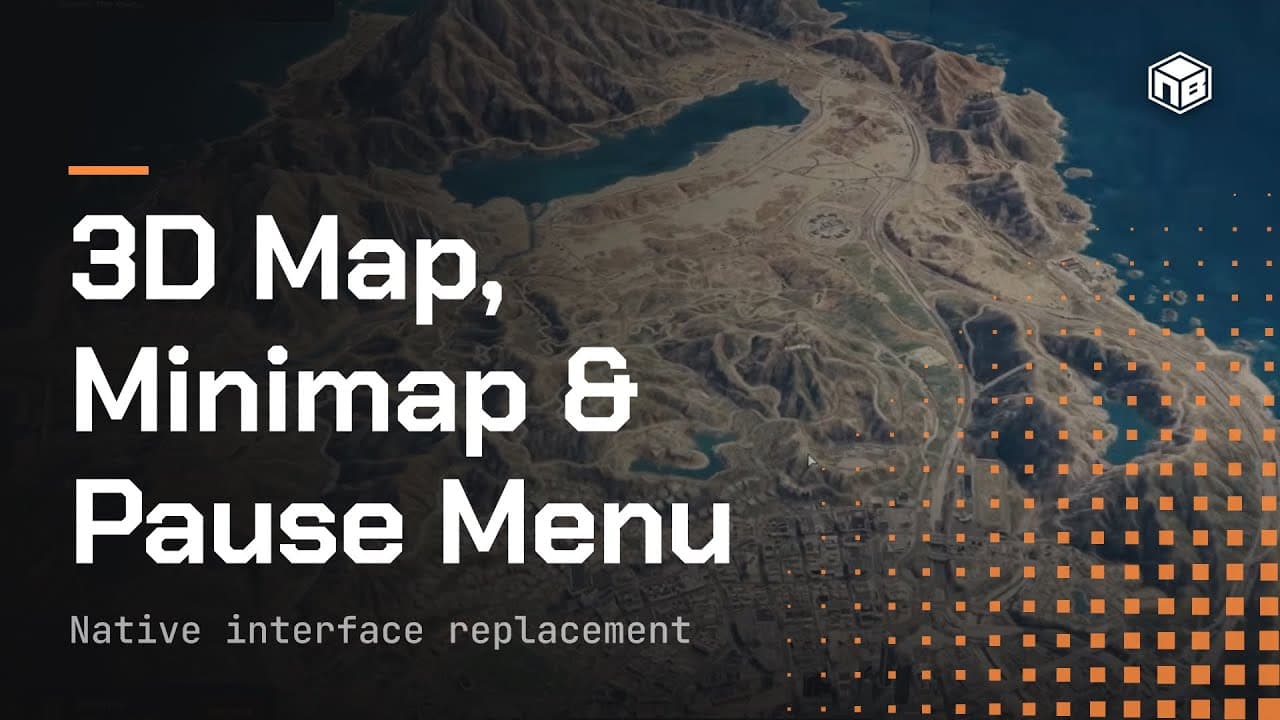 3D Map, Minimap & Pause Menu - video preview